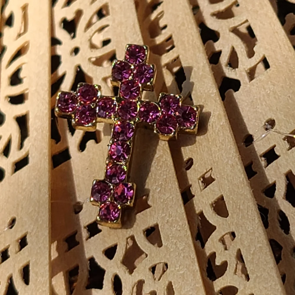 Cross Pin pink - Picture 6 of 12